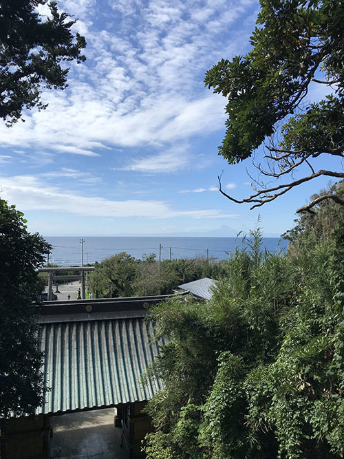 洲崎神社の鳥居越しに見える富士山_f0170331_23361374.jpg