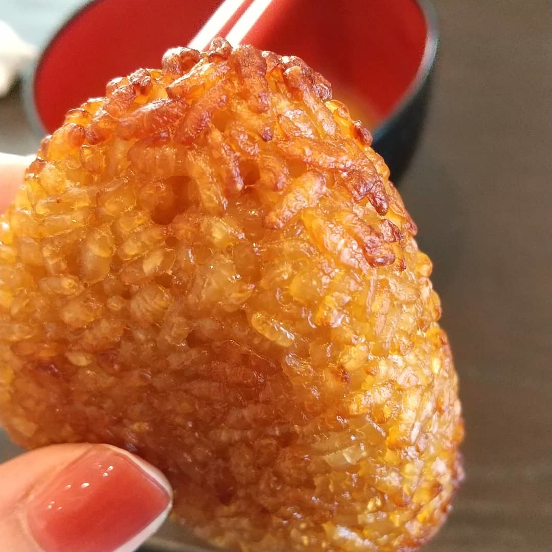 焼きおにぎり×チョコチップクッキー_e0279155_20483392.jpg