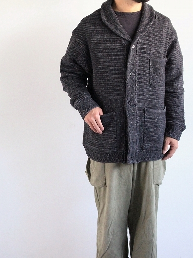 Porter Classic BEATNIK KENDO KNIT CARDIGAN : 『Bumpkins putting on