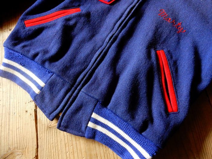 60's UNION EMBLEM VINTAGEスタジャン Ameri VINTAGE - 【80年代ビンテージ】union emblem co.スタジアム