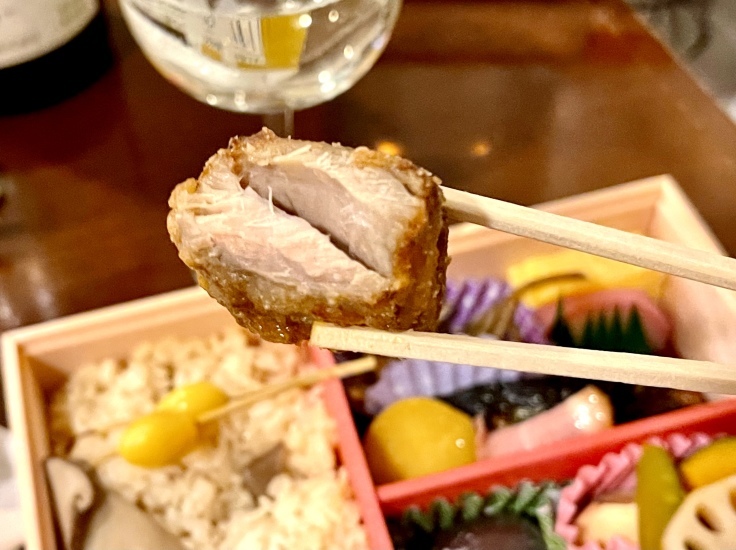 松茸ごはん弁当 & 甲州スパークリング_c0212604_19262817.jpeg