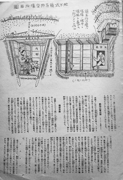 空のまもり」第3巻10号 表紙・皇軍の重慶爆撃 大日本防空協会