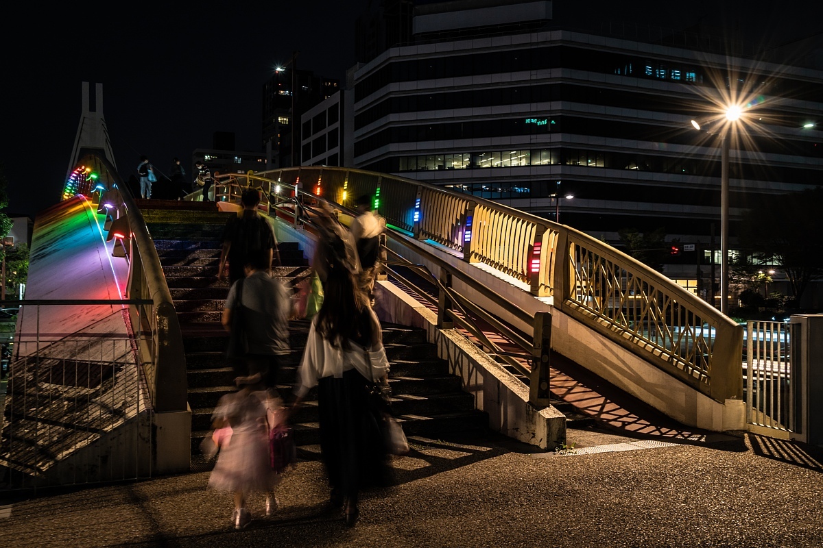 夜が訪れた東桜_d0353489_22145707.jpg