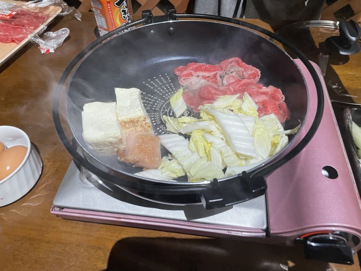 すき焼きはアウトドアで_f0076731_20410775.jpeg