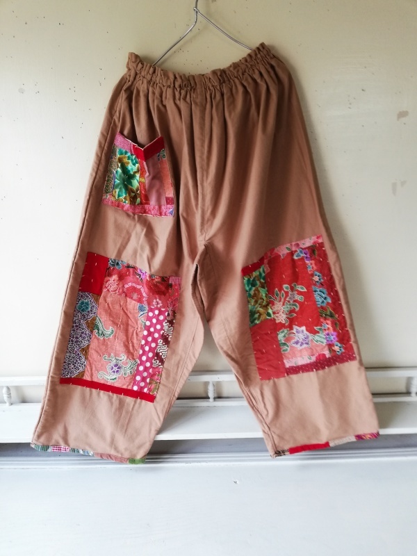 ちくちくもんぺパッチワークマゼンタピンク ちくちくもんぺピンク系3種〜早川ユミさん : 器ギャラリー あ・でゅまん