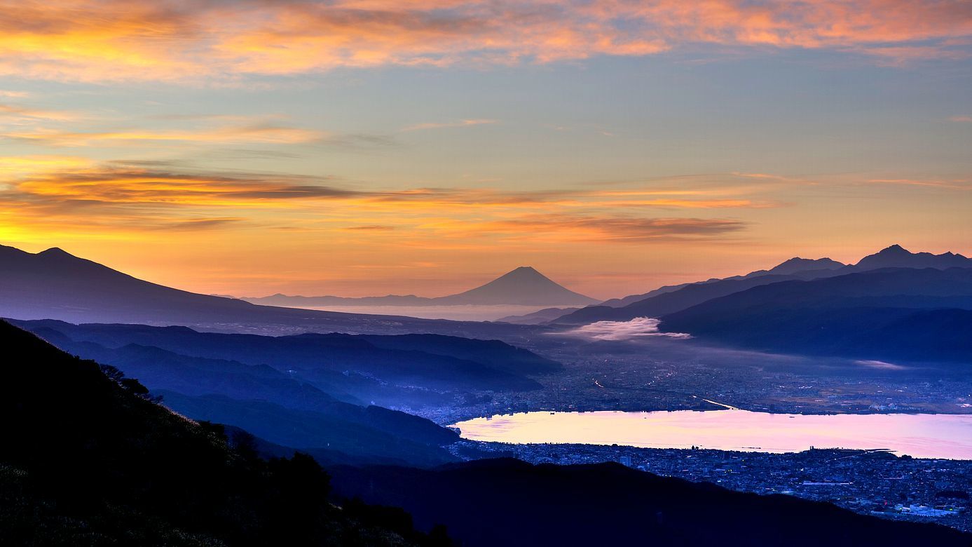 高ボッチ諏訪湖富士山の夜明けのマジックアワーこそ・・・_a0031821_12162734.jpg