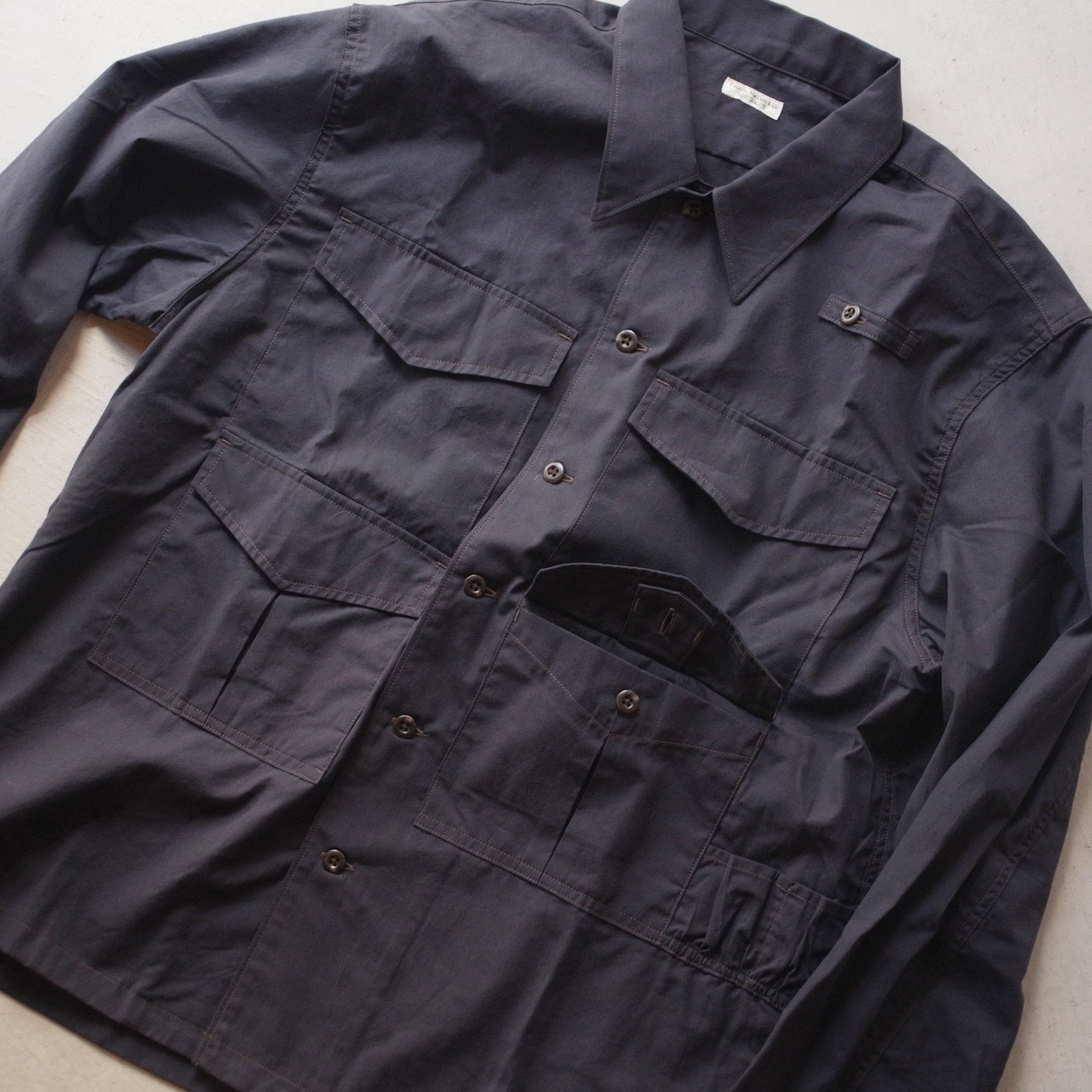 PHIGVEL フィグベル カジュアルシャツ 2(M位) 0545625A0002 PHIGVEL - フィグベル / REGULAR COLLAR DRESS SHIRT | NOTHING BUT