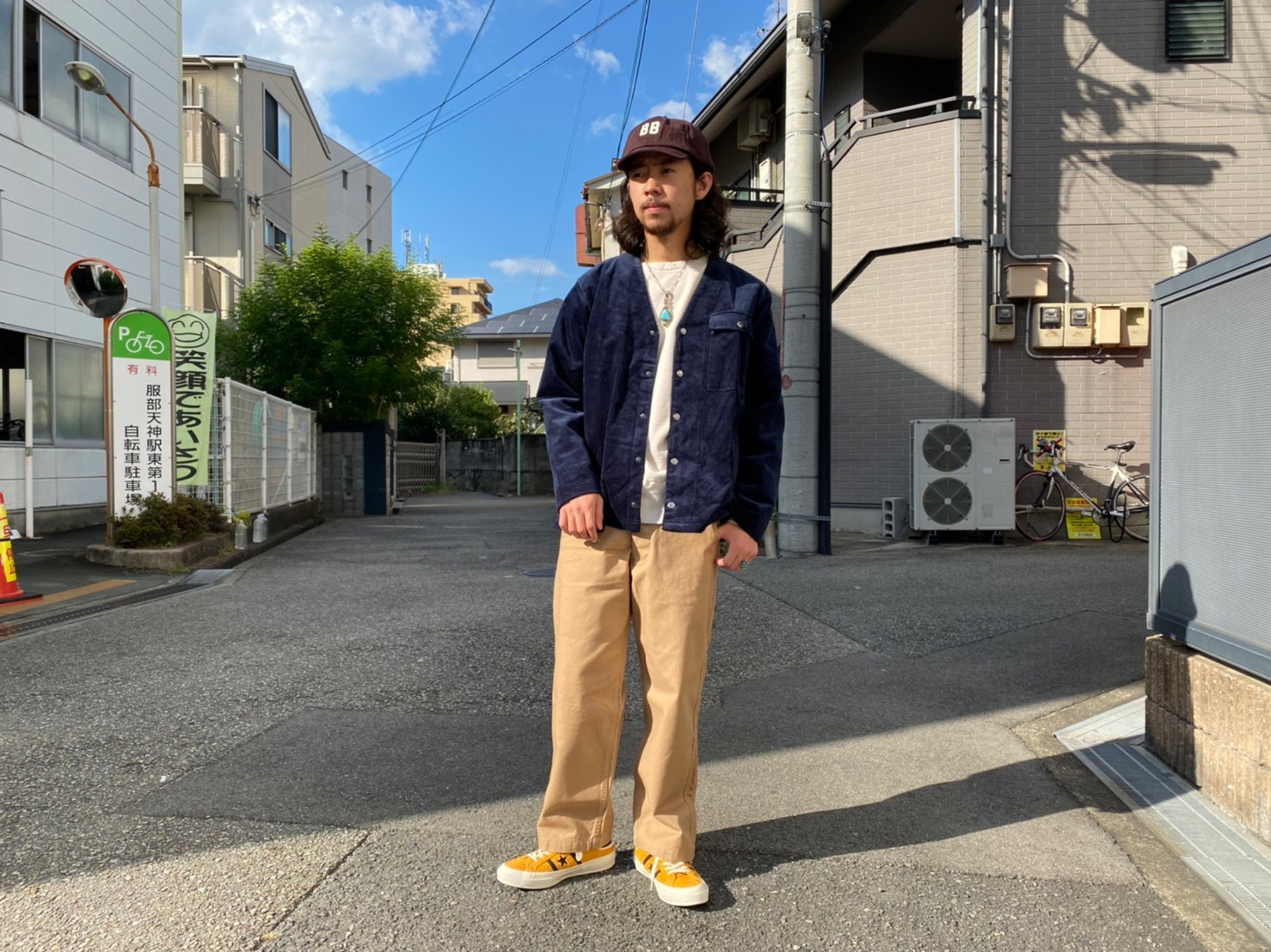 \"SpinnerBait\"<<OGURI DOT CARDIGAN(NAVY)>>Style～REI～_c0167336_17015961.jpg