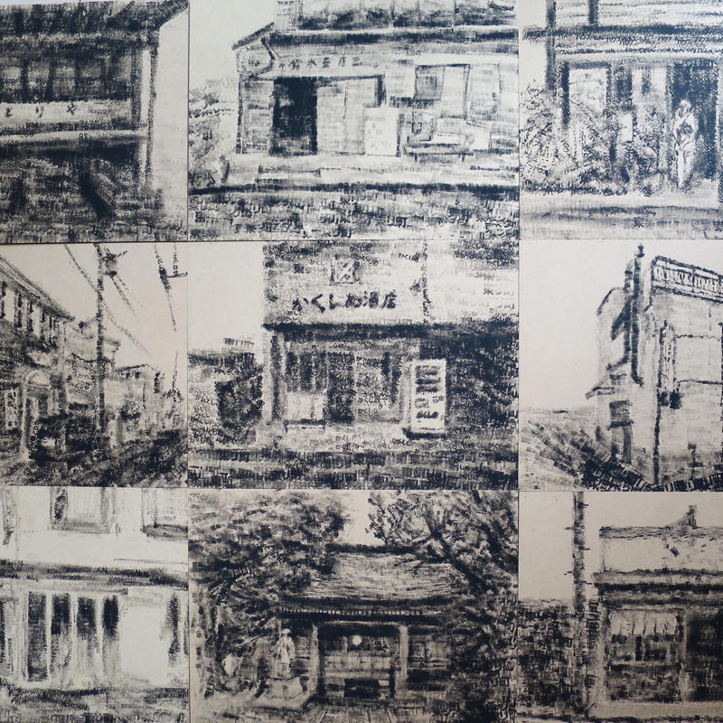 東リ町アートフェスへハンコアート11点を搬入_c0060143_00005790.jpg