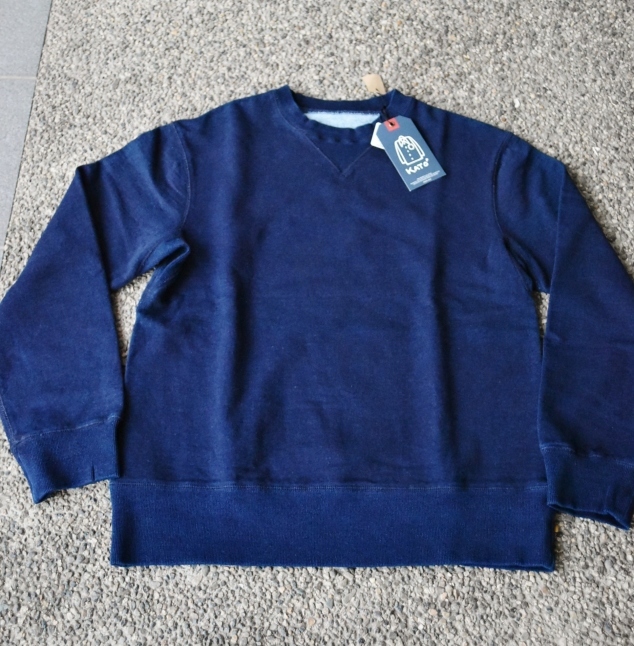 Indigo CRUE SWEAT ★★ By Kato_d0152280_04275680.jpg