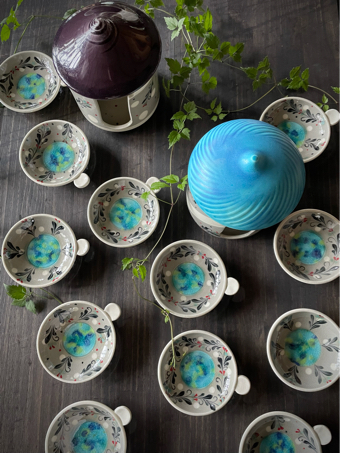 陶房火風水 大皿時計 【公式通販】