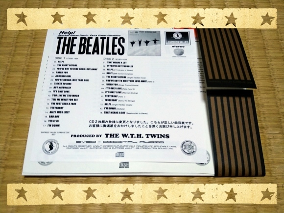 THE BEATLES / HELP! Stereo Demix Shell Cover Edition_b0042308_18220655.jpg