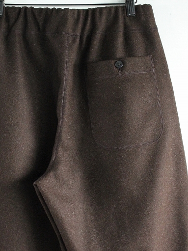 Cale　Wool Felt Easy Pants / Natural Brown_b0139281_13580290.jpg