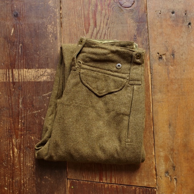 s Canadian Army Wool Field Pants / 年代 カナダ軍 変則