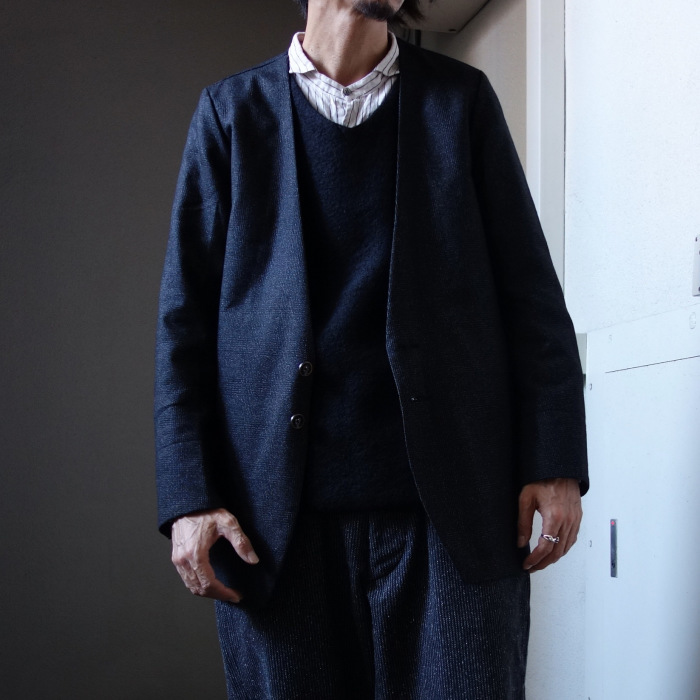 12月の製作 / shetlandwool vest_e0130546_18270554.jpg