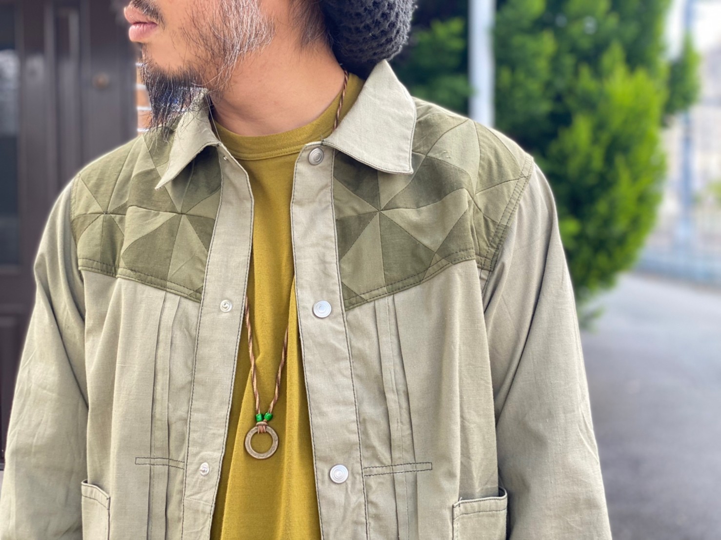 \"Nasngwam.\"<<QUILT JACKET(MILITARY)>>Style~NORI~_c0167336_16444712.jpg