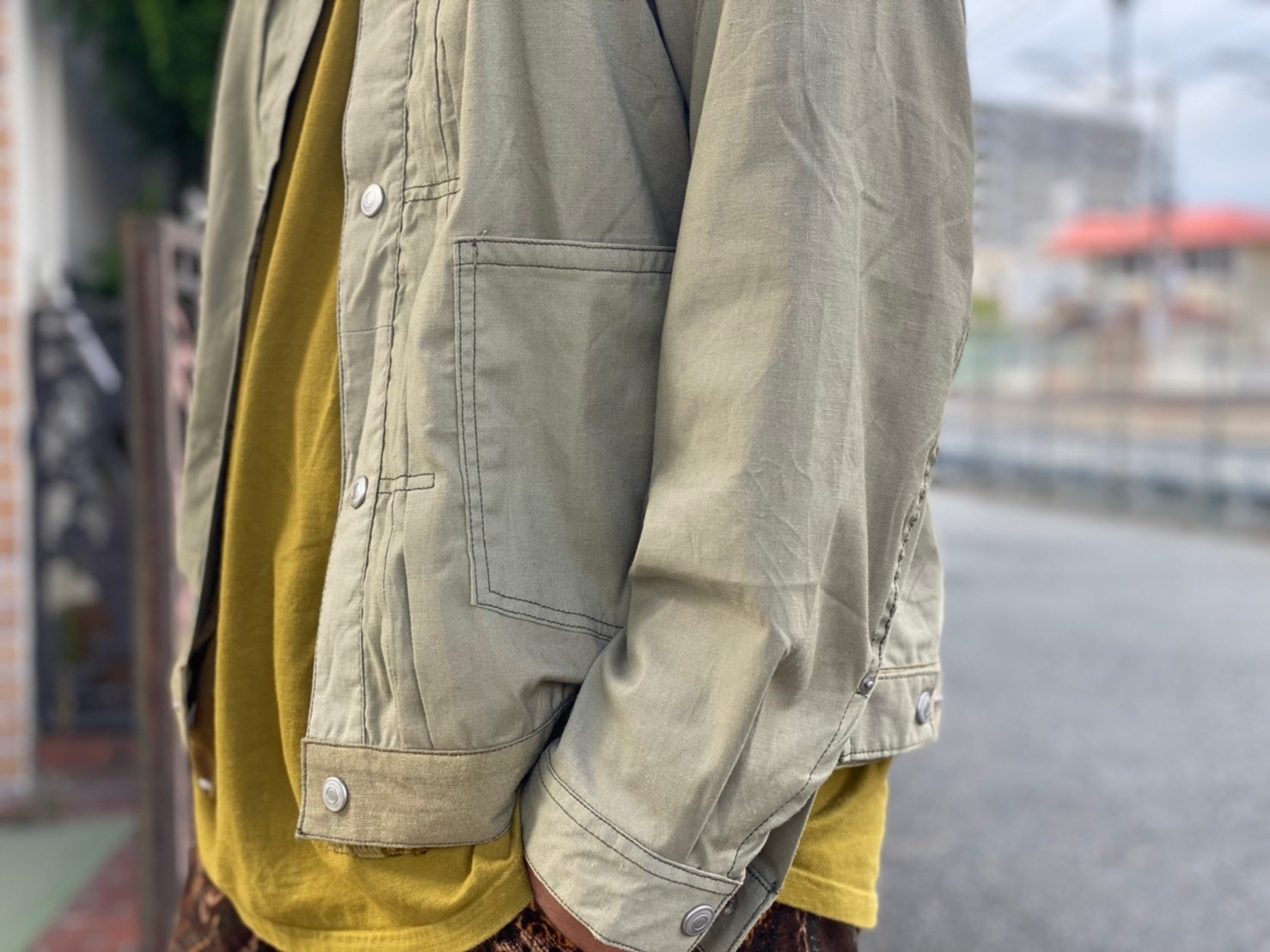 \"Nasngwam.\"<<QUILT JACKET(MILITARY)>>Style~NORI~_c0167336_16450249.jpg