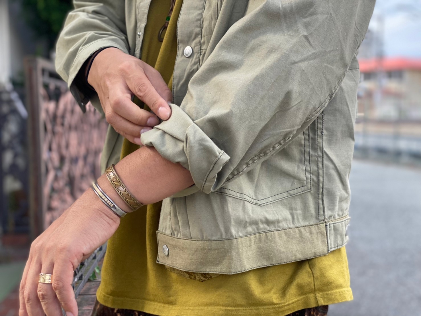 \"Nasngwam.\"<<QUILT JACKET(MILITARY)>>Style~NORI~_c0167336_16451621.jpg