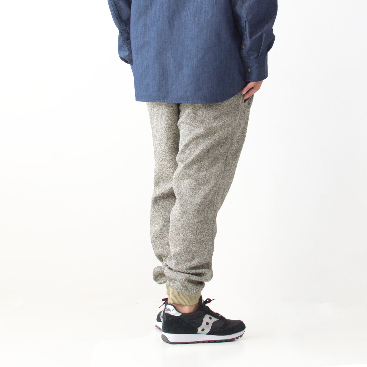 GRAMICCI [グラミチ] BONDING KNIT FLEECE NARROW RIB PANTS [GUP-21F068]_f0051306_13310016.jpg