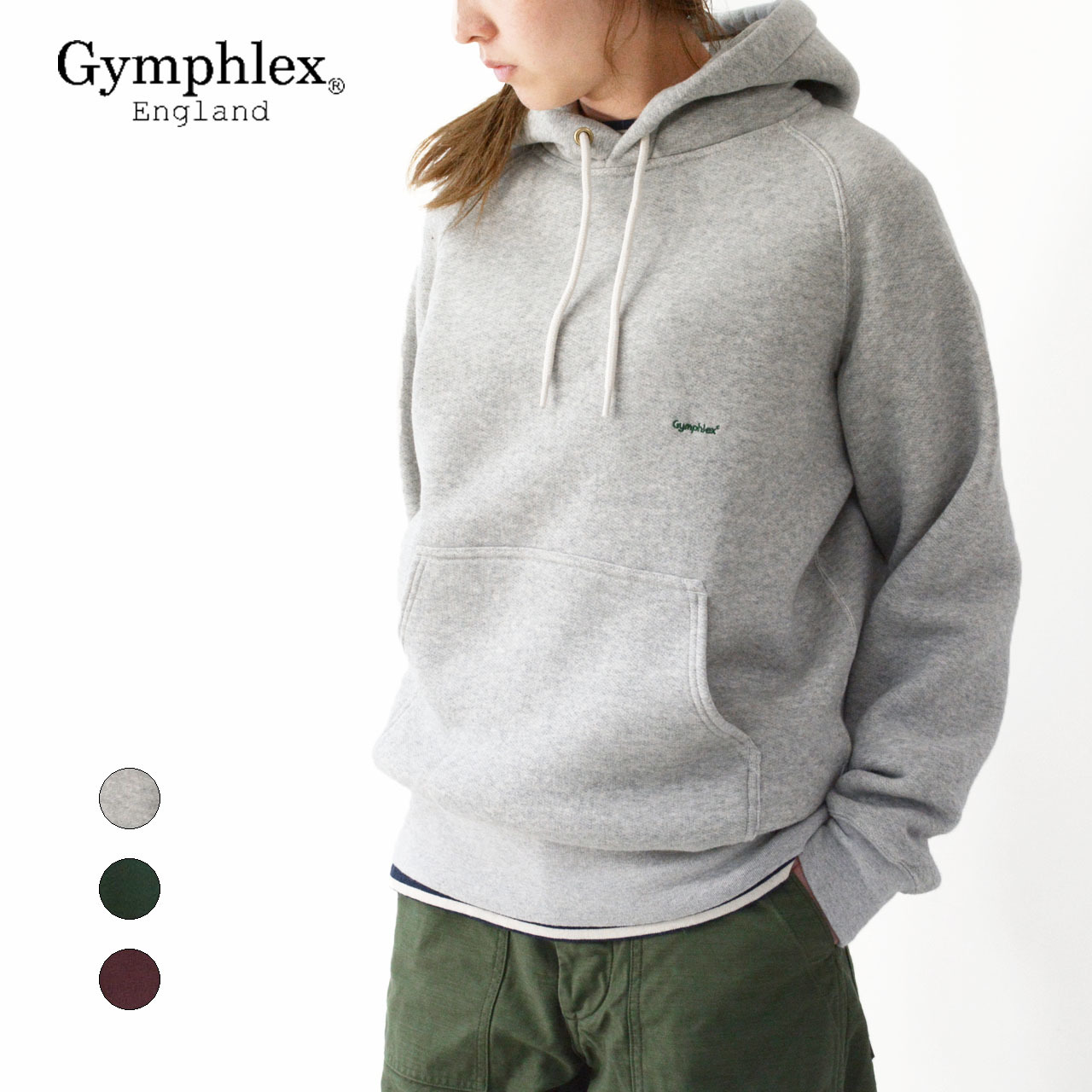 Gymphlex [ジムフレックス] SWING SLEEVE PULLOVER HOODIE [GY-C0002 ARB]_f0051306_13475948.jpg