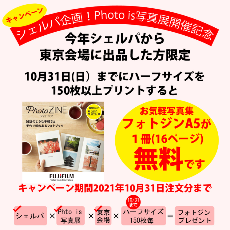 ハーフサイズのキャンペーンです_f0221724_11500319.jpg