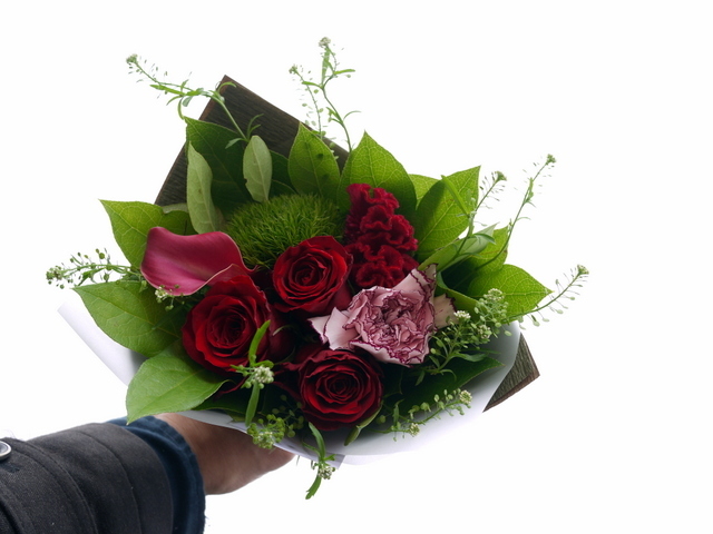 お礼の花束 21 10 17 札幌 花屋 Mell Flowers