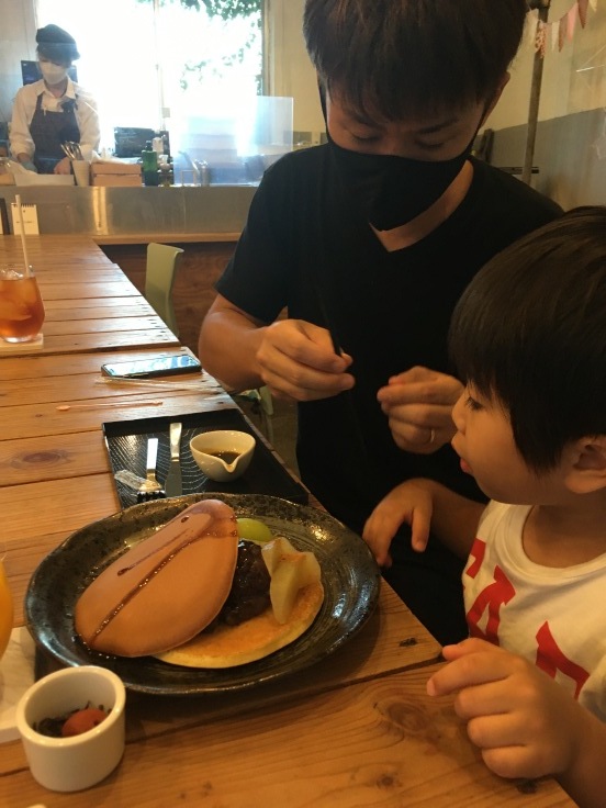 どらパンケーキ in 伊豆稲取ダイロクキッチン_d0386342_18544309.jpg