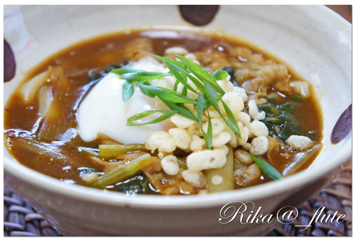 和風カレーうどん_c0103827_12450361.jpg