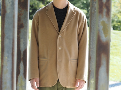 AURALEE CASHMERE WOOL MOSSER OVER JACKET