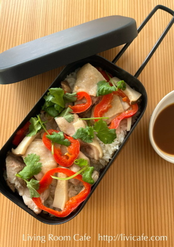 メスティンで、無印のカオガンマイ(タイ料理の鶏炊きこみご飯)_e0040957_16343460.jpeg