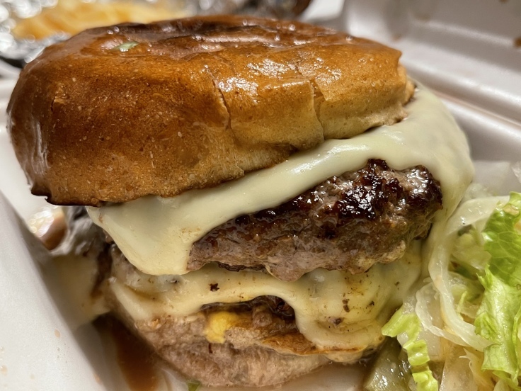 Armstrong のWコンボチーズバーガー♪（橋本）_c0212604_17194169.jpeg