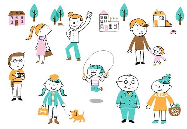 イラストのタッチについて 波間日記