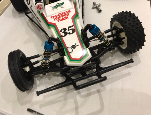 タミヤ1/10 DF-03カスタム 4独グラスホッパー フロント4WD タミヤ1/10 DF-03カスタム 4独グラスホッパー フロント4WD