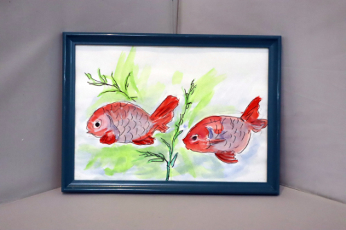 絵画 ~ 金魚 ~_e0222340_15093887.jpg