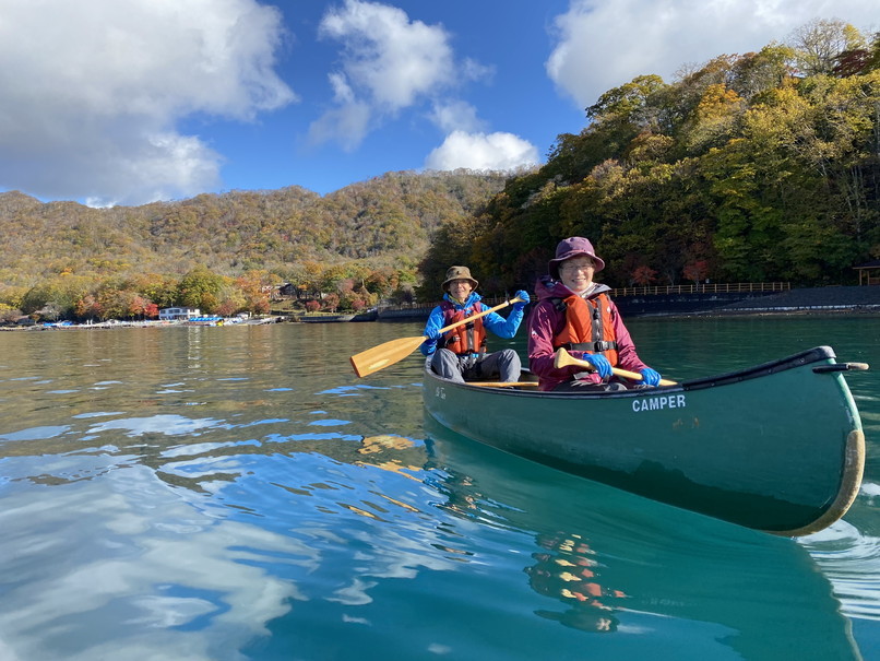 2021年10月 『紅葉の支笏湖でカヌー』 October 2021 \"Canoeing in Lake Shikotsu\" _c0219616_10322813.jpg