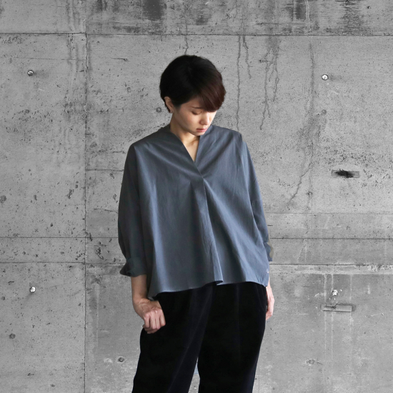 HUIS.ハウス遠州織物U611 綿ウールタイプライタークロススキッパー HUIS遠州織物 綿ウールタイプライタークロススキッパー