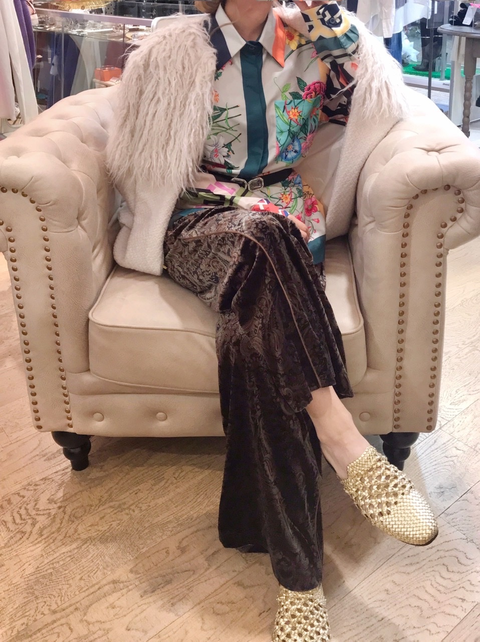 ペイズリー柄 パンツ ベロア | gulatilaw.com