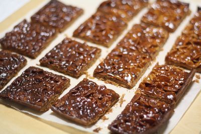 栗のタルト、フロランタン、酒種でオレンジとクルミのライ麦パン、松永製作所の食パン型、日々のごはん_f0196800_06000123.jpg