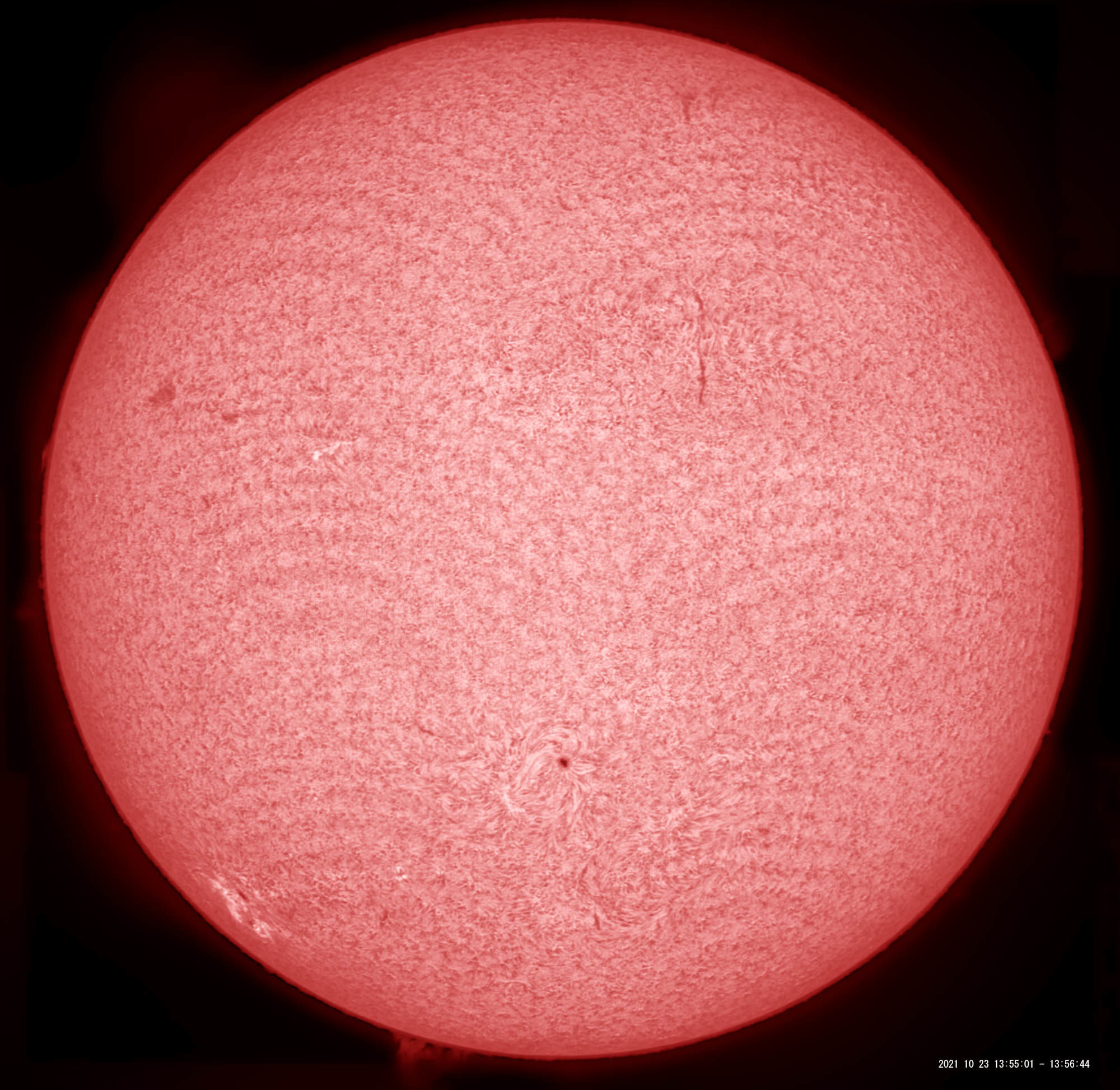 10月23日の太陽_e0174091_15540950.jpg