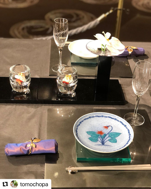 京王プラザホテル50周年記念展示テーブルコーディネート_f0206212_13100278.jpeg
