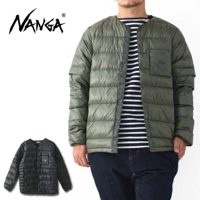 NANGA [ナンガ] M\'s INNER DOWN CARDIGAN DETACHABLE SLEEVE [N1ID]_f0051306_15483661.jpg