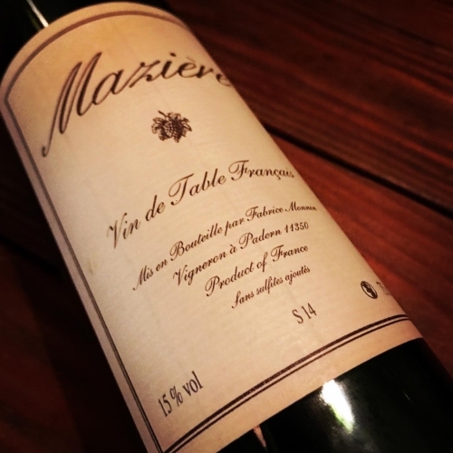 マジエール、マズィエール！ : Nadja* bar a vin.
