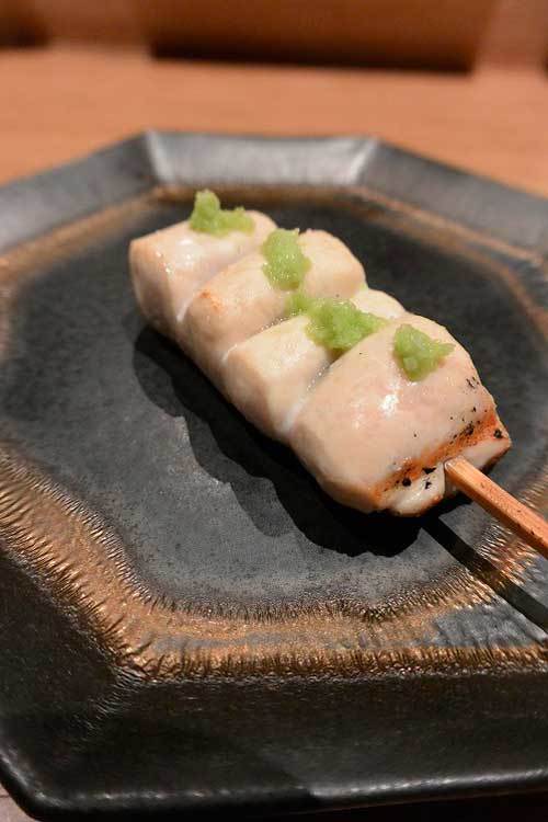 【(山梨グルメ)甲府市「焼鳥 enta」で 「お任せコース」と「青煌」「而今」「一白水成」「田中六五」!!】_a0005436_10412969.jpg
