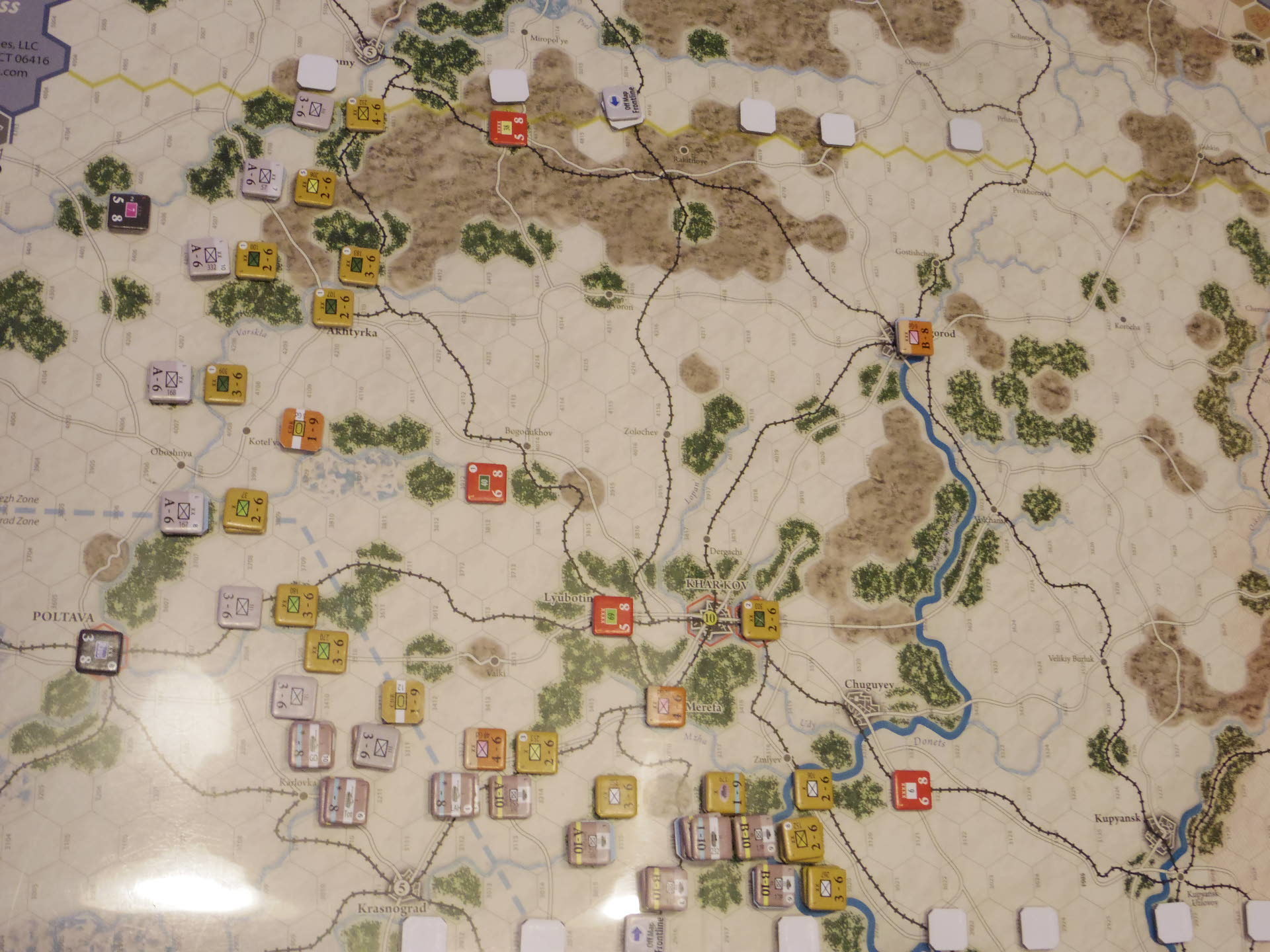 正規店仕入れの Compass Games Kharkov Battles 第２次と第３次ハリコフ戦 日本語訳付 未開封新品 人気第1位 Ezship Pe