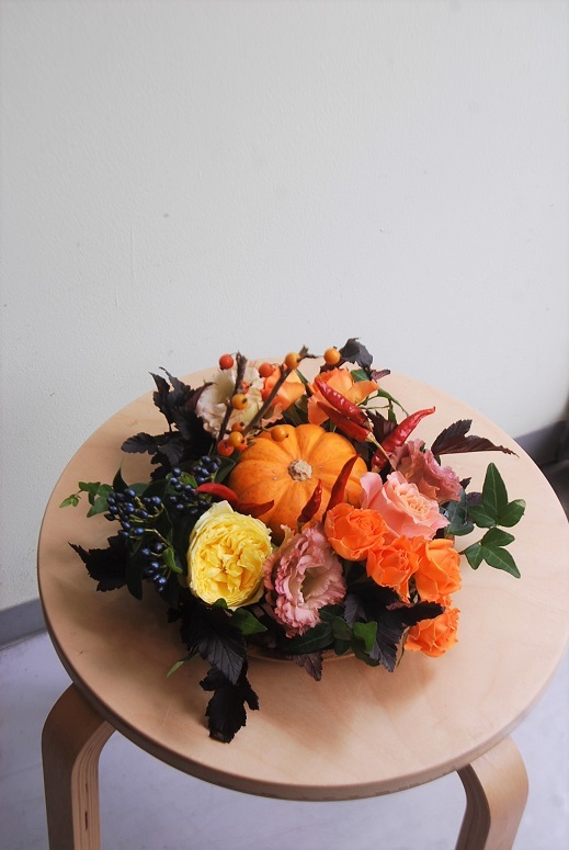 10月の木花フラワーレッスンのご報告。_a0201358_18132649.jpg