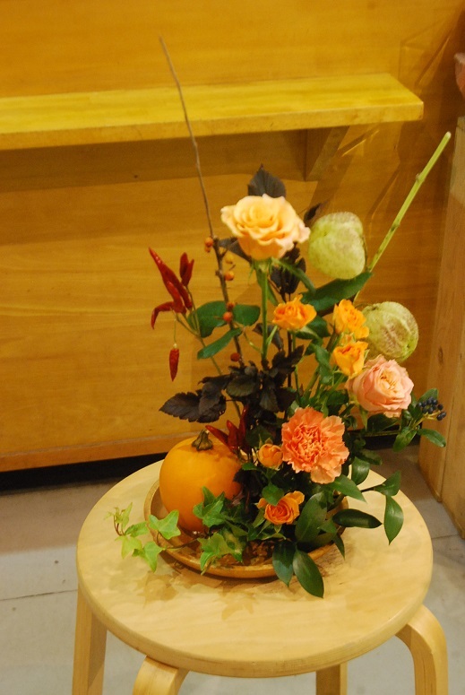 10月の木花フラワーレッスンのご報告。_a0201358_18155074.jpg