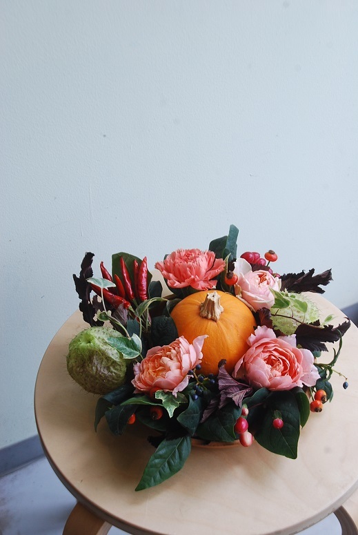 10月の木花フラワーレッスンのご報告。_a0201358_18204999.jpg
