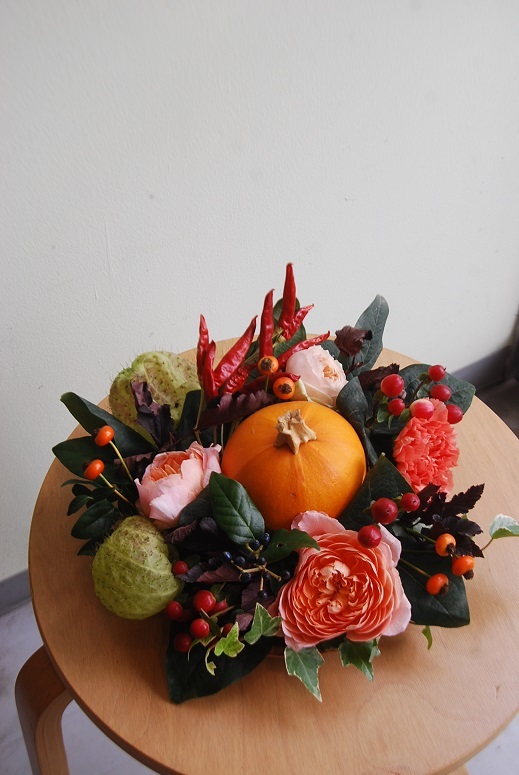 10月の木花フラワーレッスンのご報告。_a0201358_18222778.jpg