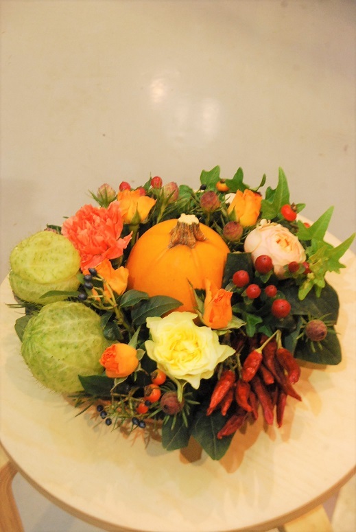 10月の木花フラワーレッスンのご報告。_a0201358_18225669.jpg