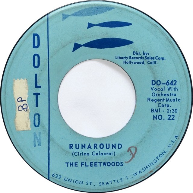 The Fleetwoods – Runaround / Truly Do : まわるよレコード ACE WAX COLLECTORZ